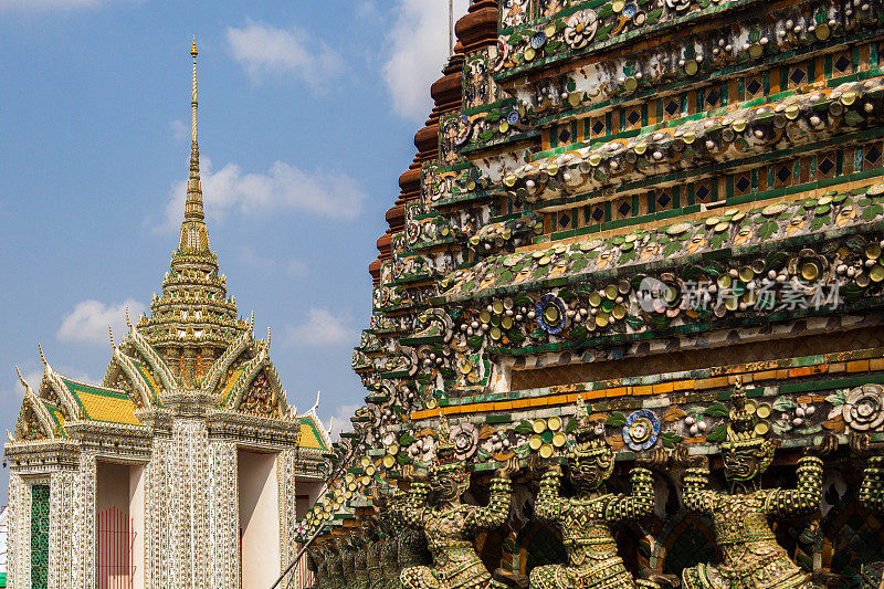 Wat Arun - Temple of Dawn -曼谷，泰国。